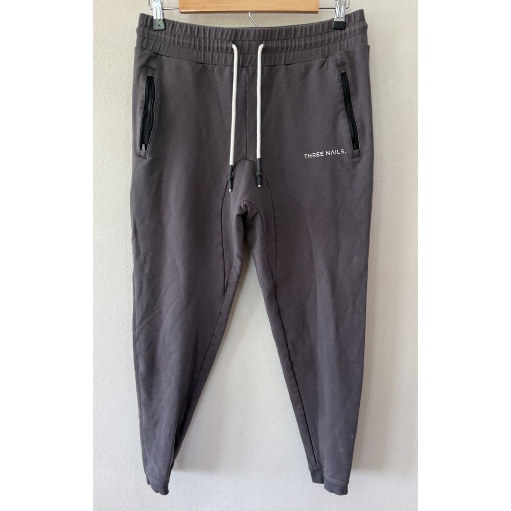 Three Nails Women's Drawstring Medium M Essential Joggers EJ3 Gray Sweatpants
